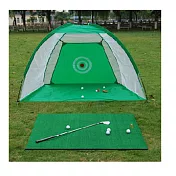 【LOTUS】1*1.25m 大型 高爾夫揮桿打擊墊 + 3公尺 大型 高爾夫揮桿練習網