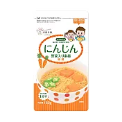 日本東銀來麵—無食鹽寶寶蔬菜細麵〈胡蘿蔔三入組〉