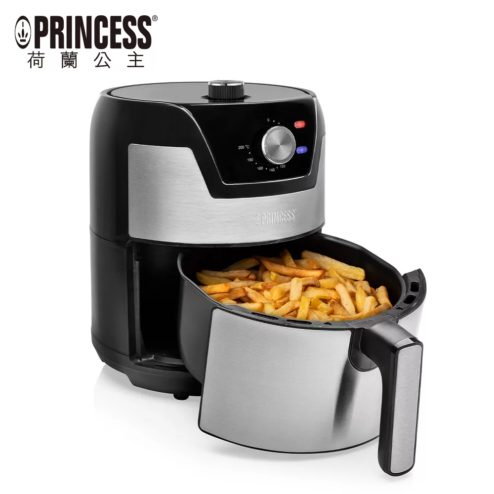 【PRINCESS荷蘭公主】4.5L不鏽鋼氣炸鍋181026黑