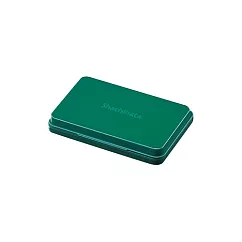 【寫吉達】Shachihata 顏料系油性印台 中型 HGN─2 綠色 (盤面 90 X 56 mm)