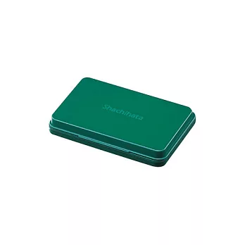 【寫吉達】Shachihata 顏料系油性印台 中型 HGN-2 綠色 (盤面 90 X 56 mm)