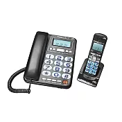 台灣三洋SANLUX 數位無線子母電話機(共三色) DCT-8918鐵灰