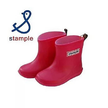 日本製 stample兒童雨鞋-粉色 15cm