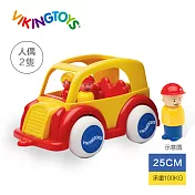 【瑞典 Viking toys】 私家車(含2隻人偶)-25cm 81260