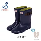 日本製 stample扣帶式兒童雨鞋71970-深藍色 14cm