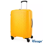 Verage 維麗杰 25吋鑽石風潮系列旅行箱(黃)25吋黃色