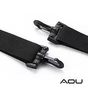 AOU YKK扣具 台灣製造 輕量活動式強化耐重肩背帶 側背肩帶 公事包背帶 尼龍背帶03-007D2黑色