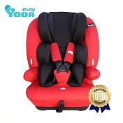 YoDa第二代成長型兒童安全座椅(汽車安全座椅)-耀眼紅