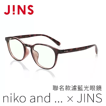 JINS niko and 聯名款濾藍光眼鏡(AFPC20S106)  木紋棕