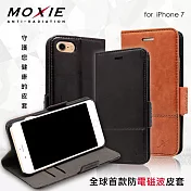 Moxie X-Shell iPhone 7 / 8 / SE 2 (4.7吋) 防電磁波 復古系列手機皮套 手機殼 / 復古駝黑色