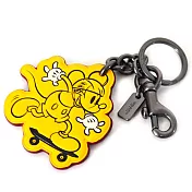 COACH 迪士尼聯名鑰匙圈-黃色 (現貨+預購)