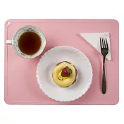 【Sprourtee小豆芽】 馬卡龍系列 風格 環保矽膠餐墊-1入櫻花粉