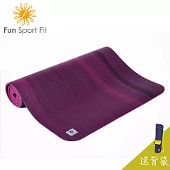 Fun Sport fit 瓦妮莎─小漫步環保瑜珈墊─(6mm)送吉尼亞瑜珈背袋
