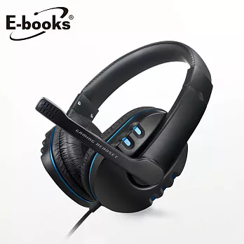 E-books S93 藍翼頭戴耳機麥克風