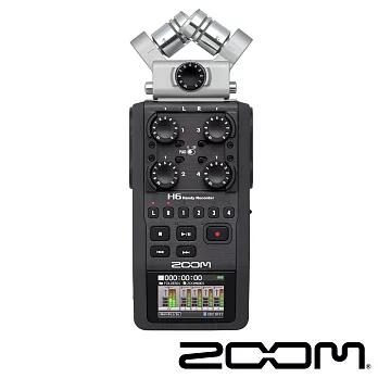 ZOOM H6 手持數位錄音機-黑