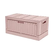 Peachy Life 貨櫃屋設計側開式置物箱/收納椅/玩具箱(7色可選)粉紅