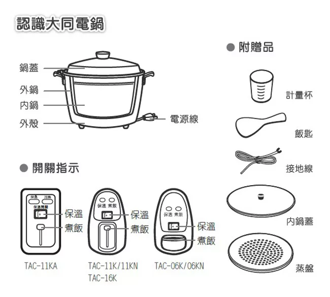 博客來 大同11人份全不鏽鋼配件電鍋tac 11j Mm