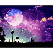 ArtLife藝術生活【DT156】星空月夜_DIY 數字 油畫 彩繪