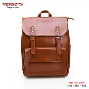 【vensers】小牛皮潮流個性後背包(NL1078301棕色)
