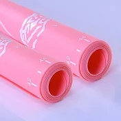 糖果色矽膠刻度揉麵烘焙墊/擀麵墊/烘焙工作墊(1入)粉色