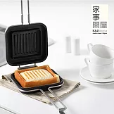 【家事問屋】日本製快速導熱可拆式兩用厚吐司三明治機(可拆開當平底烤鍋使用)