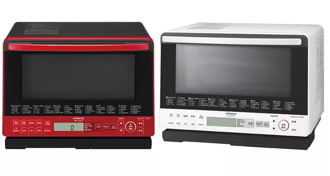 博客來 日立31l過熱水蒸氣烘烤微波爐mros800xt晶鑽紅