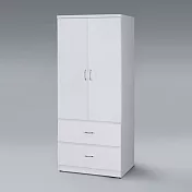 《Homelike》米嵐2.5x6尺衣櫃(白色)