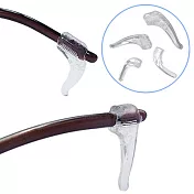眼鏡專用透明防滑耳勾 眼鏡止滑墊 防滑腳墊(三對6入)_大