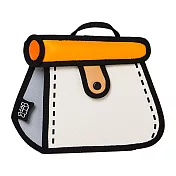JumpFromPaper 2D包 橘色蛋糕包 肩背包 鏈包 手提包橘色