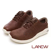 【LA NEW】透氣風暴輕量休閒鞋(男2250102)JP24.5鶉棕