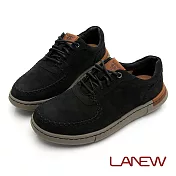 【LA NEW】飛彈 優纖淨休閒鞋(男2250152)JP24.5黑
