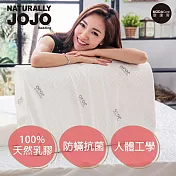 【NATURALLY JOJO】摩達客推薦-100%天然乳膠人體工學枕