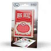 【Fred & Friends】BIG DEAL 撲克牌造型便條紙