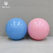Funsport 歐力斯體適能健身球(55cm)送打氣筒(抗力球/瑜珈球/運動球)微笑粉