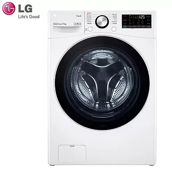 LG樂金15公斤WiFi(蒸洗脫)變頻滾筒洗衣機WD-S15TBW
