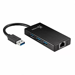 j5create USB3.0多功能外接網路擴充卡─JUH470
