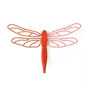 【Desk+1立體磁鐵】芒蜻蜓磁鐵（1入）磚紅