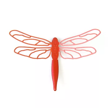 【Desk+1立體磁鐵】芒蜻蜓磁鐵（1入）磚紅