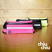 【CHIUCHIU】智慧型手機通用款流行簡約運動風腰包保護套(蜜桃粉)