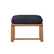 [MUJI無印良品]LD兩用凳座面套/水洗棉帆布/灰色