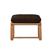 [MUJI無印良品]LD兩用凳座面套/水洗棉帆布/棕色