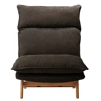 [MUJI無印良品]高椅背和室沙發用套/1人座/ 水洗棉帆布/棕色