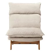 [MUJI無印良品]高椅背和室沙發用套/1人座/棉麻網織/原色