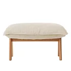 [MUJI無印良品]高椅背和室沙發用腳凳用套/ 水洗棉帆布/原色