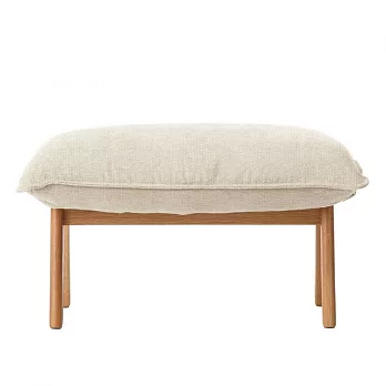 [MUJI無印良品]高椅背和室沙發用腳凳用套/棉麻網織/原色