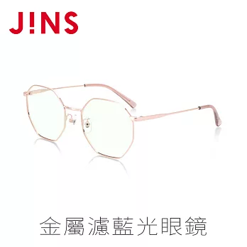 JINS 金屬濾藍光眼鏡(AFPC19A112)  玫瑰金
