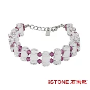 石頭記 水晶手鍊-魅力冰鑽(2色選)紫