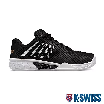 K-SWISS Hypercourt Express 2透氣輕量網球鞋-男 US7.5 黑/白/金