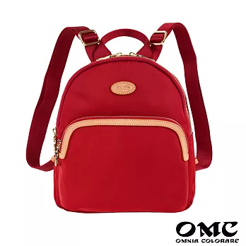 【OMC】休旅嬌點輕盈後背包- 紅色