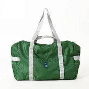 Seoul house 加厚耐重行李箱拉桿折疊收納旅行袋/旅行包 深綠